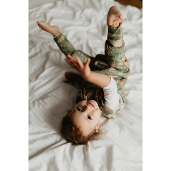 Reversible Sleeping Bag with legs XS (6-12 months) Vintage Animals Amaranth/Cream