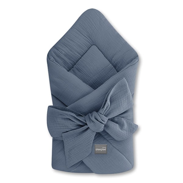 Muslin Swaddle Wrap Petrol