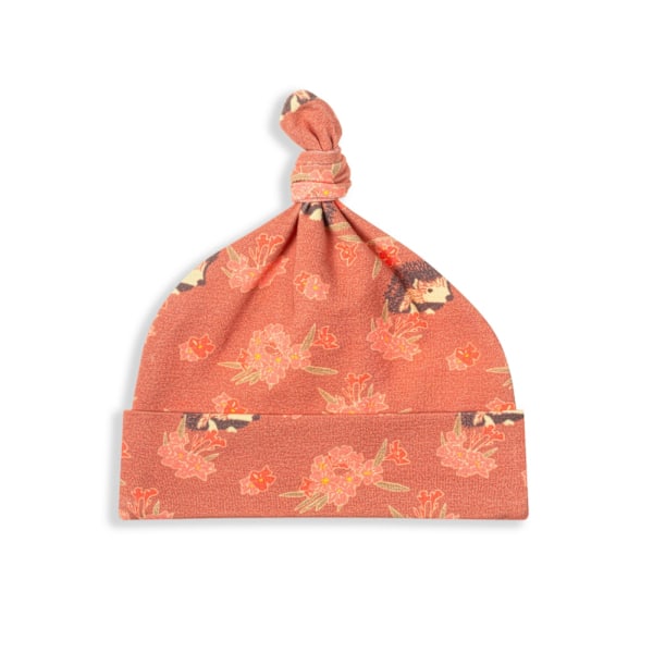 First Step Wrapper with Cap Vintage Animals Amaranth
