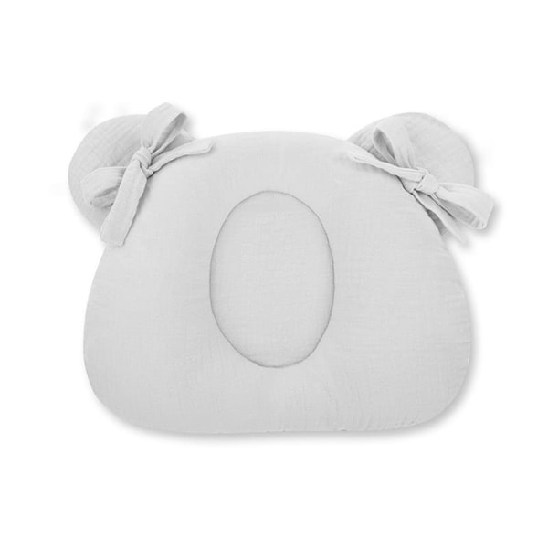 Muslin head shaping pillow Grey