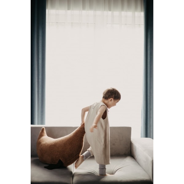 Muslin Footed Sleeping Bag S (1-2 years) Petrol