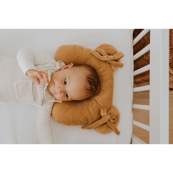 Muslin head shaping pillow Green