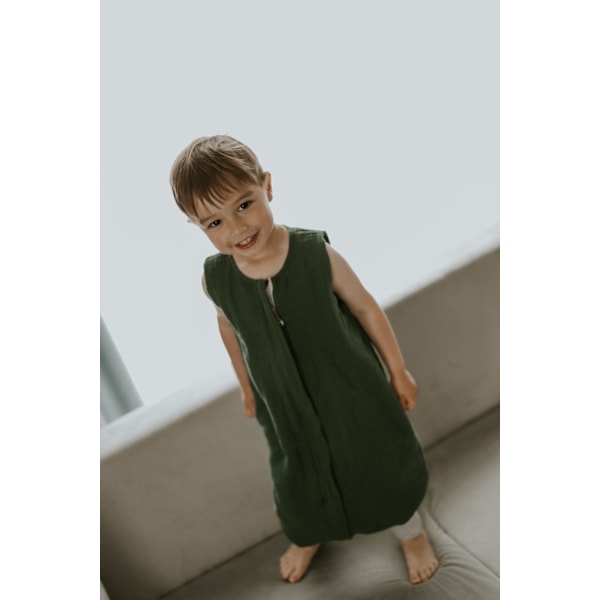 Muslin Footed Sleeping Bag S (1-2 years) Rose