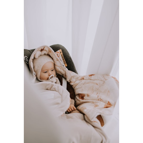 Car seat wrap/blanket Vintage Animals Sky_Blue