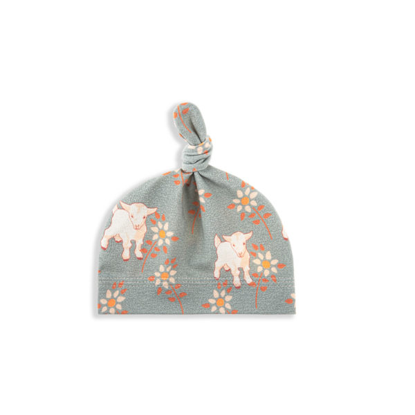 Second Step Wrap with Cap Vintage Animals Sky Blue