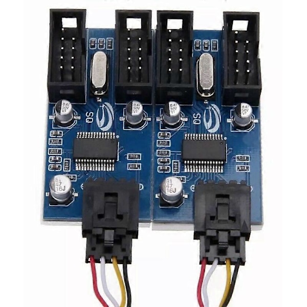 Bundkort 9-Pin Header 1 Til 4 Splitter Port Multiplikator 30Cm Kabel
