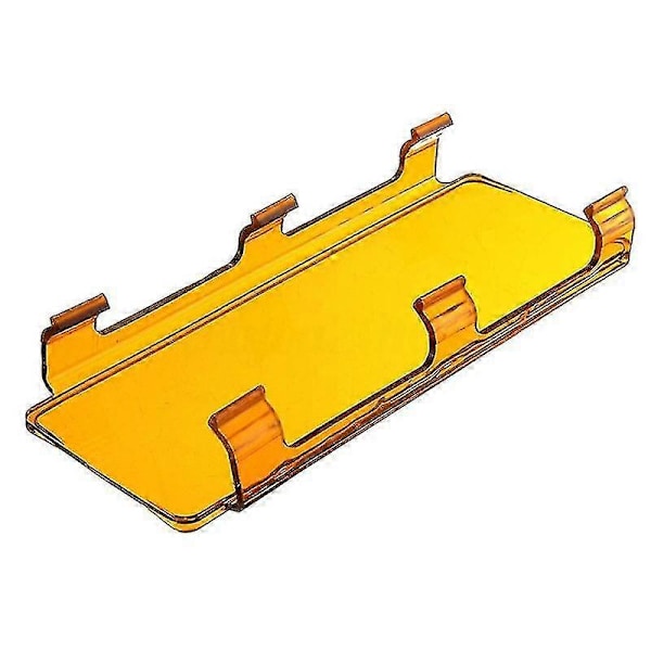 3x 8 Tums Böjda LED Arbetsljusramp Linsöverdrag ATV UTV Offroad 4WD Amber