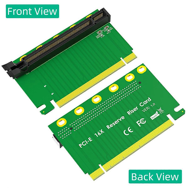PCI-e 16X 3.0 90 Graders Omvendt Han til Hun Riserkort
