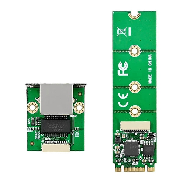 M.2 B+M KEY til enkeltport 2.5G kobberkabel I225V B3 Ethernet