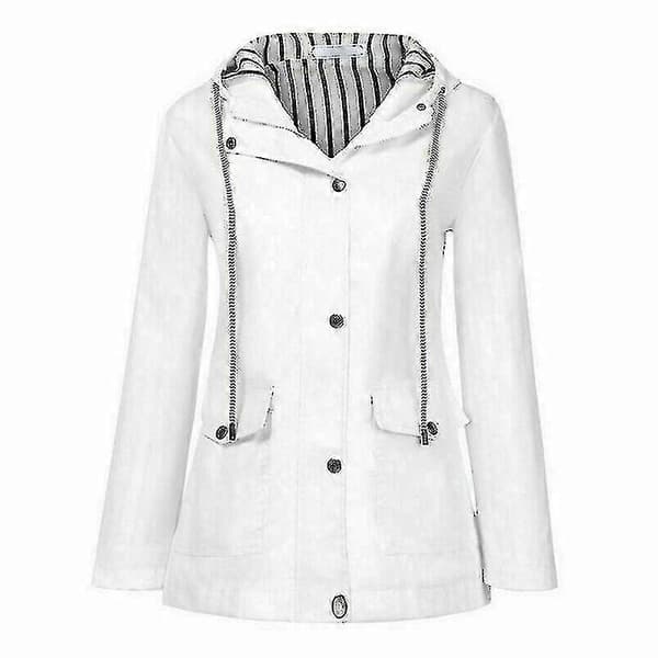 Vanntett jakke for kvinner White XL