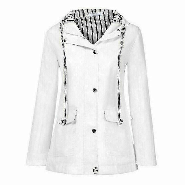 Vattentät damjacka White XL