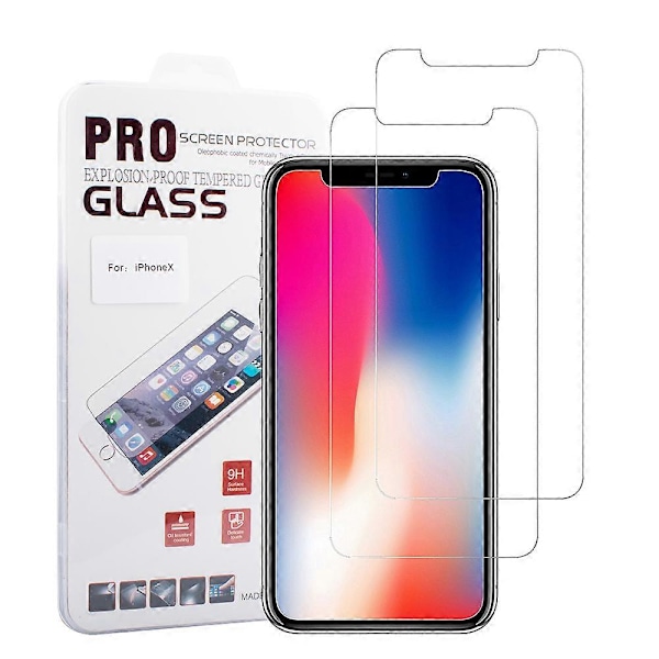 2 st Skärmskydd för Phone X