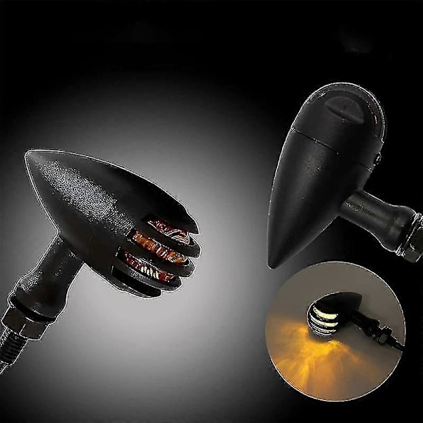 4 st Motorcykel Blinkers, Led Motorcykel Blinkers, Blinkers Fram Bak Ljus Universal