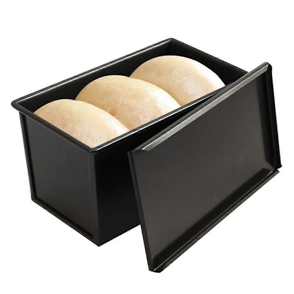 Brødform med non-stick låg, rektangulær kageform, toast kageform, bageværktøj