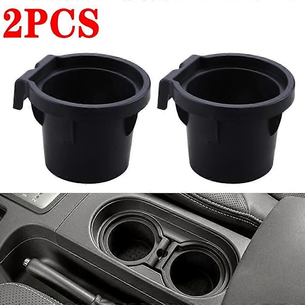 Främre Mittkonsol Dryckesflaskhållare Insatser Foder För 2005-2019 Nissan Frontier Xterra Biltillbehör Cup Holder 2 pcs