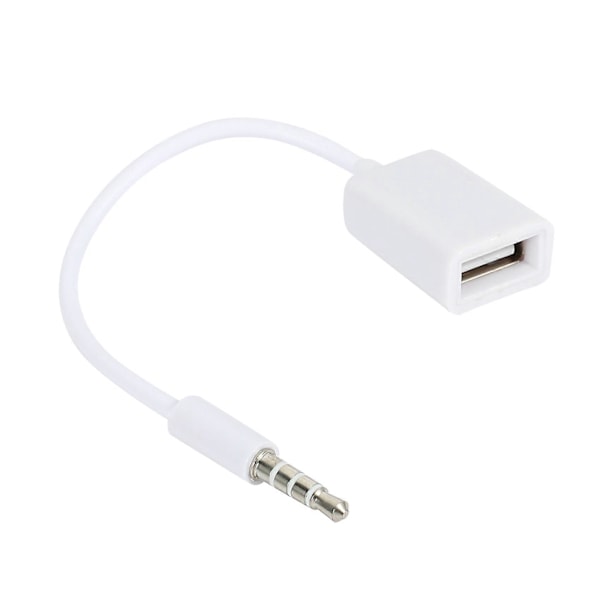 3,5 mm Hane AUX Ljudplugg Jack Converter Kabel Sladd Bil MP3