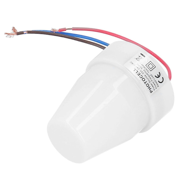 220240V Ljuskontroll Fotosensor Brytare 10A Automatisk Kontroll Brytare för Trädgårdsbelysning