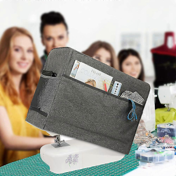 Symaskinsväska för de flesta standard symaskiner Gray