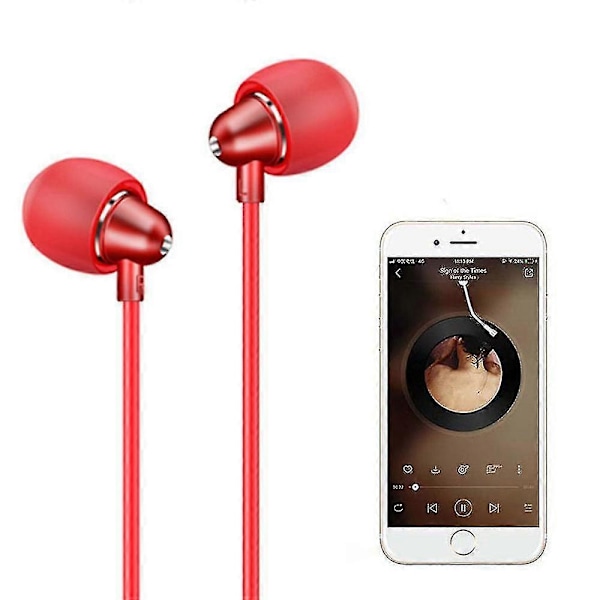 Hörlurar In-ear Phs Kompatibla Med 11 Pro Max X red