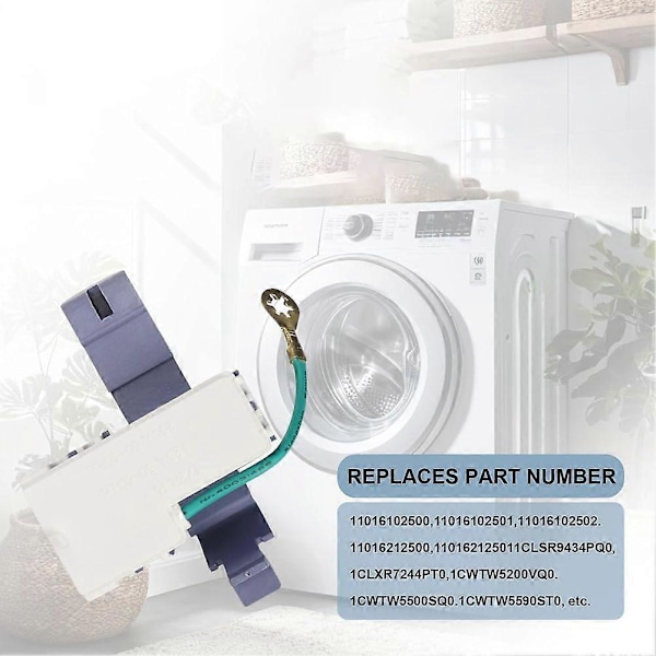 4-pack 8318084 Ersättningsdel för tvättmaskinslockbrytare för tvättmaskiner Ersätter AP3180933 PS886960 WP8318084