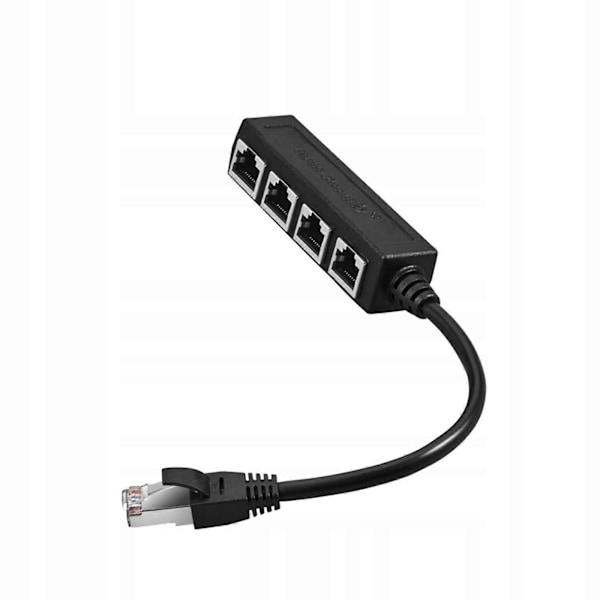 Ethernet Splitter 1 Hane Till 4x Hona Nätverksförlängning 1 Till 4 Lan
