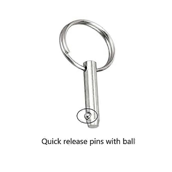 4 st Marine Bimini Toppstift