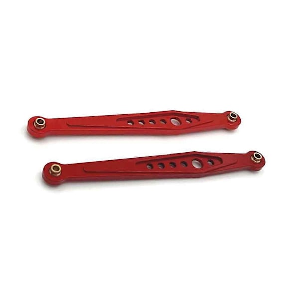 RC Bil Uppgradering Bakre Fast Dragstång Kit för 1/12 124006 12423 12427 12428 Pro RC Bil Uppgraderingsdelar Röd
