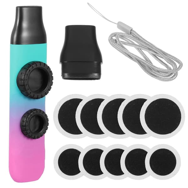 1 Set Professionell Justerbar Ton Kazoo Portabel Mun Kazoo Ukulele Gitarr Partner