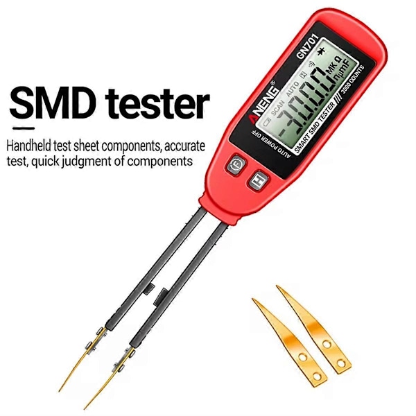 GN701 Digital Smart SMD-testare Elektrisk Multimeter Resistans