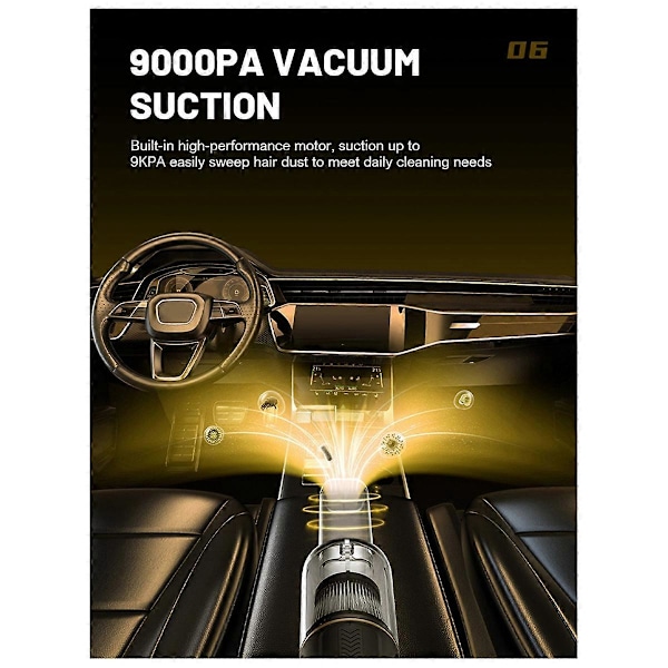 130000RPM Kraftfull Luftblåsare Turbo Våldsam Fläkt med 2 Munstycken 52m/S Handhållen Turbo Jet Fläkt Biltork Borstlös Motor A