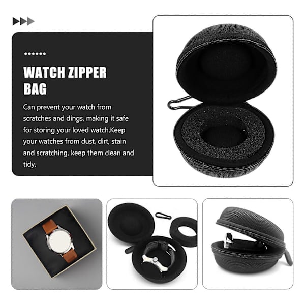 2st Armbandsur Förvaringslåda Smartwatch Bärväska Affärsresa Klocklåda