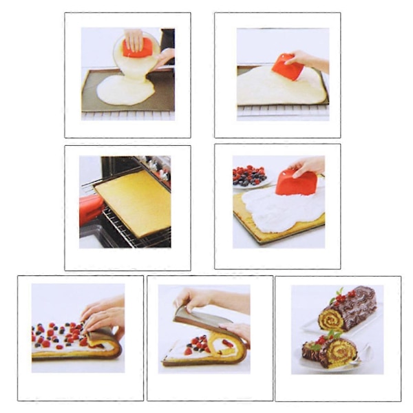 Silikoneforme Bageplade Måtte Form DIY Cookie Form Kageform Silikone Bageplade