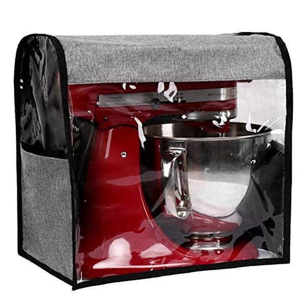 Pölysuoja KitchenAid-yleiskoneelle ja lisätarvikkeille, harmaa