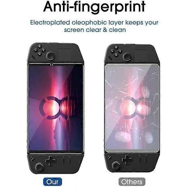 1-pack skärmskydd härdat glas för Lenovo Legion Go Handheld 2023