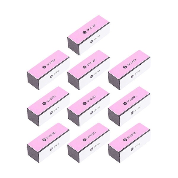 10 st Nagelverktyg Nagelpoleringsblock Polerare Poleringsblock Fingernagelfilbräda Nagelknipsare Nagelsandningsblock