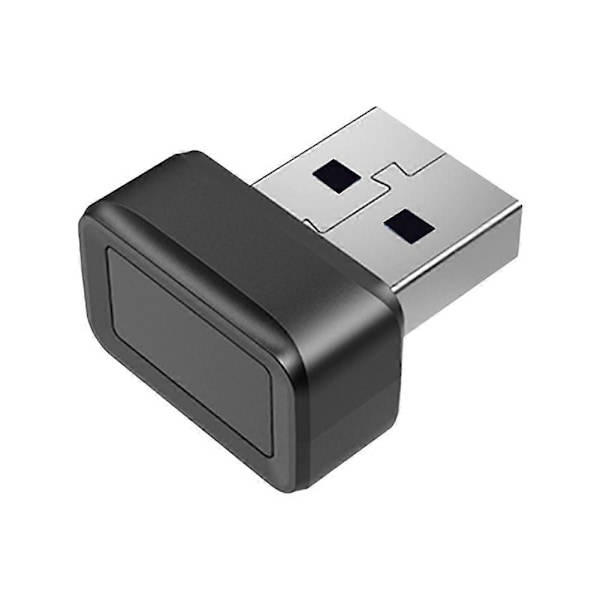 USB Fingeravtrycksläsare FIDO U2F Säkerhetsnyckel Enhet Inloggning - Windows Hello Black
