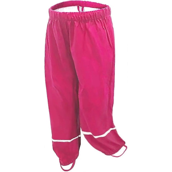 S Regnbyxor Able Rose Red 60cm