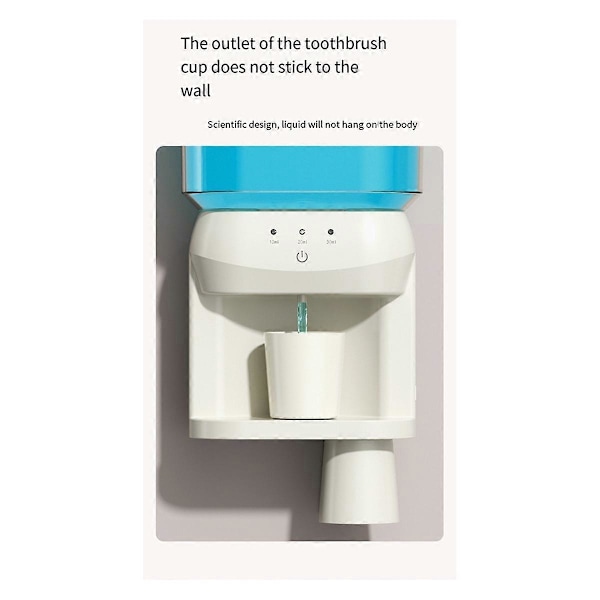 Automatisk munsköljsdispenser för badrum