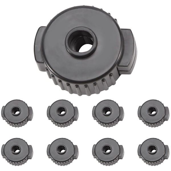 9 st ABS Trumset Snabbfästen Cymbal Snabbmontering Trumkompis