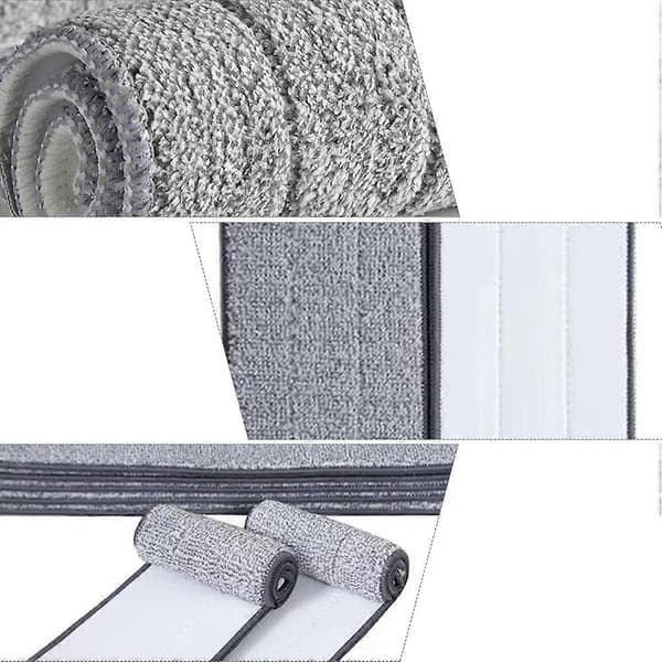 10 stk. Gulvmopper Skrubbemopper Moppeputer Rengjøringsputer Mopper Moppehode Refill Tørrmoppekluter Mopp Erstatningshode