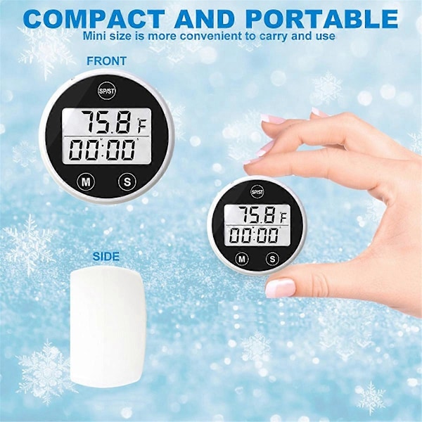 Digital isbadstermometer med digital display