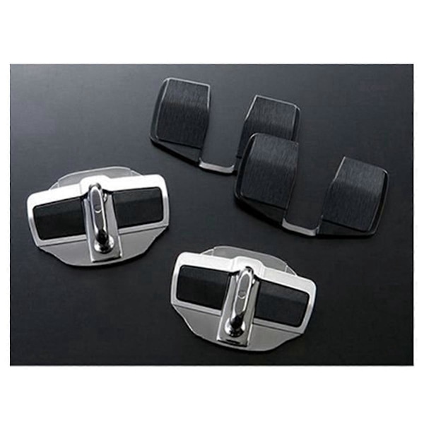 2 Set Bildörrlås Spänne Stabilisator Skydd för
