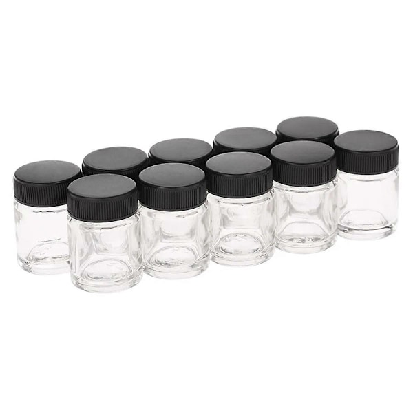 Neglekunst Airbrush Tank Glasflaske, 22cc Malerkop