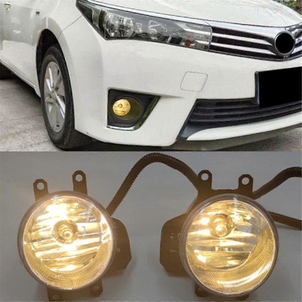 Bil Främre Dimljus Halogen Lampa Stötfångarljusenhet LED-Lamppärlor för 2014-2017