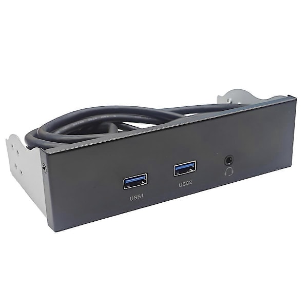 USB3.2 GEN1 Diskettstationsplats HD-AUDIO Ljud Frontpanel 5,25 tums Optisk Frontpanel Stöd 2x USB3.0 + 1x Ljud 3,5 mm