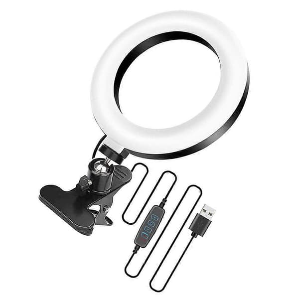 6.3 Lett Zoom Møter Dimbar Ring Light Videokonferanse Belysning Dimmer Ring Light