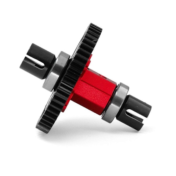 RC Bil 52T Spur Gear Monterad Center Diff tillbehör Röd
