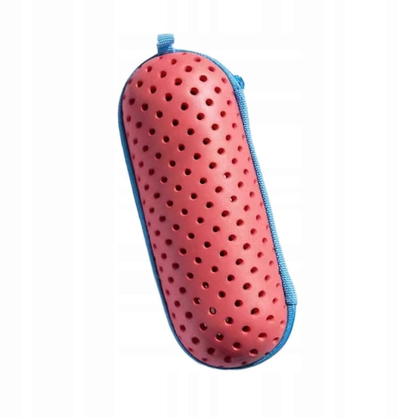 Simglasögonfodral, skyddsglasögon, presentfodral för simmare, röd