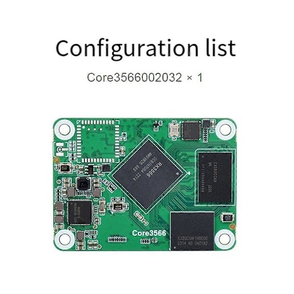 Rockchip RK3566 neliydinprosessori, CM4:lle