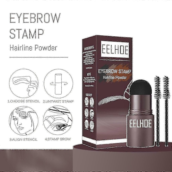 Eelhoe Ögonbrynsform Tätting Lat Ögonbrynsfyllning Makeup Ögonbrynskaka Hårfästesreparerande Puder Vattentät Och Svettsäker style 3
